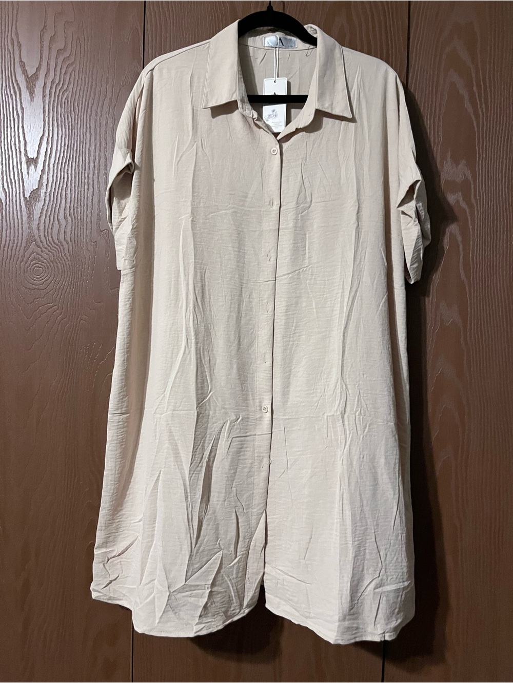 Womens button up dress